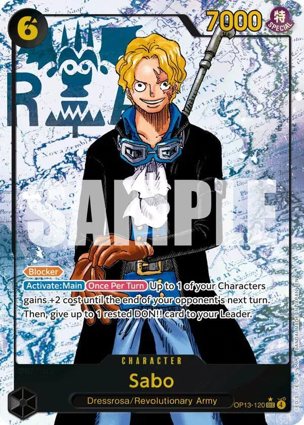 Sabo (120) (Parallel) - Carrying On His Will - OP13-120 - Foil - card