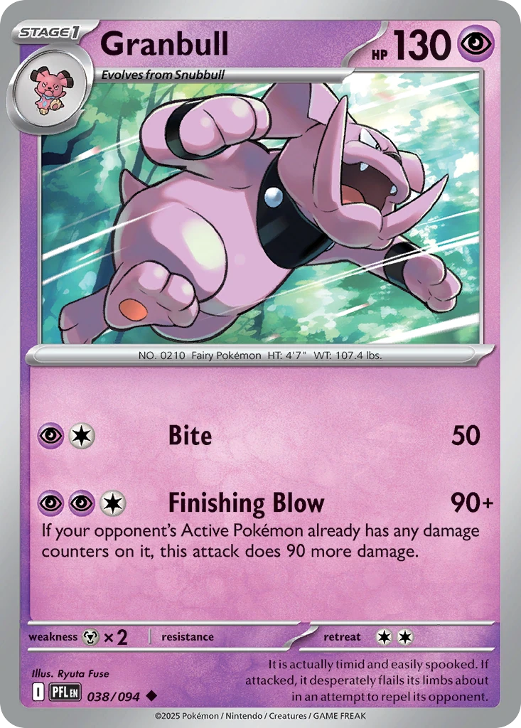 Granbull - Phantasmal Flames - 038/094 - card