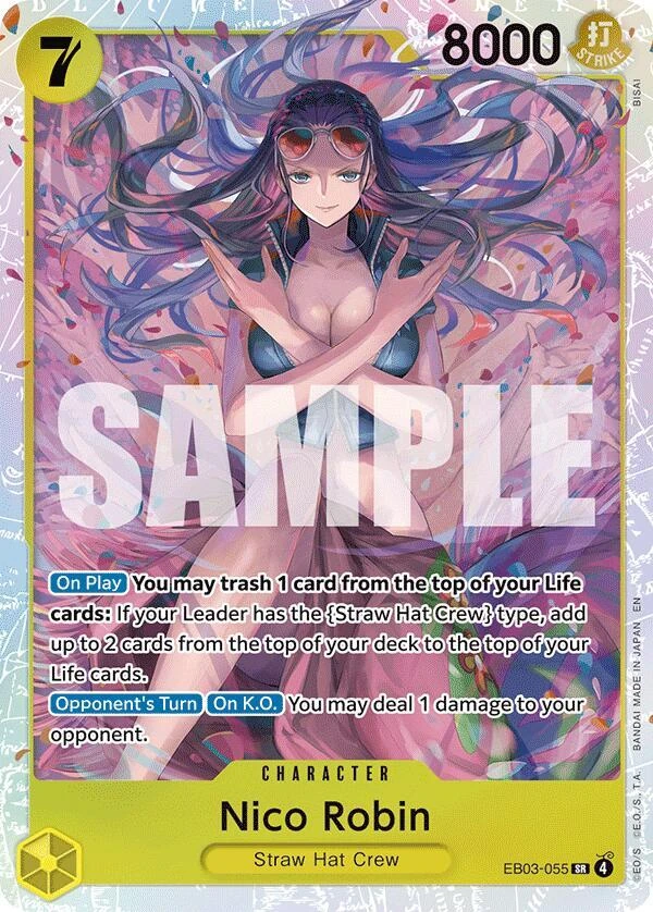 Nico Robin (055) - Extra Booster: One Piece Heroine's Edition - EB03-055 - Foil - card