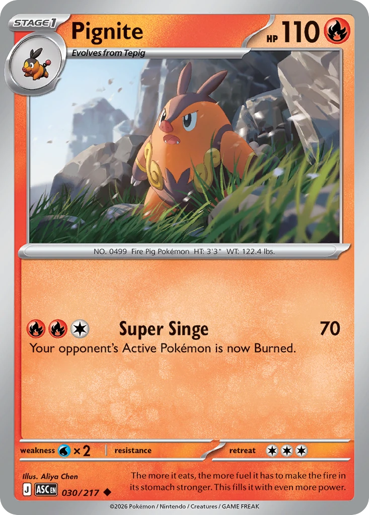 Pignite - Ascended Heroes - 030/217 - card