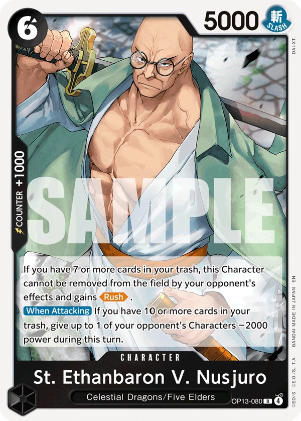 St. Ethanbaron V. Nusjuro - Carrying On His Will - OP13-080 - Foil - card