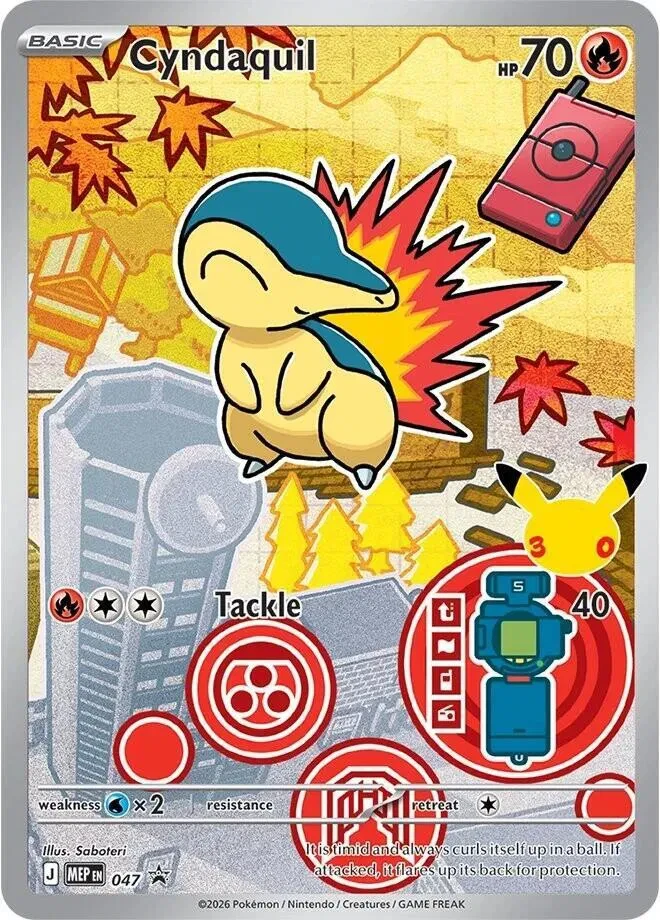 Cyndaquil - Mega Evolution Promos - 047 - Holofoil - card