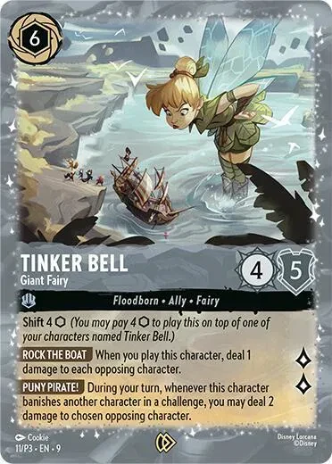 Tinker Bell - Giant Fairy - Disney Lorcana Promo Cards - 11 - Holofoil - card