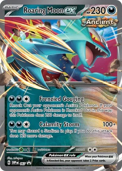 Roaring Moon ex - Scarlet & Violet Promo - 067 - Holofoil - card