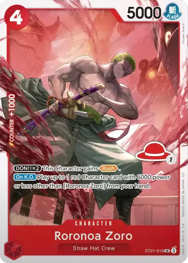 Roronoa Zoro - ST21-015 (Luffy Deck) - Learn Together Deck Set - card