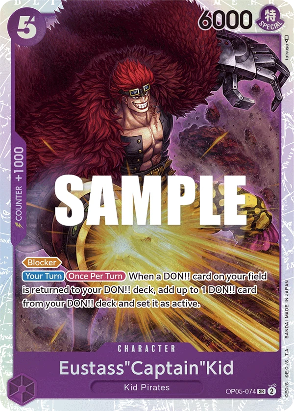 Eustass"Captain"Kid - Awakening of the New Era - OP05-074 - Foil - card