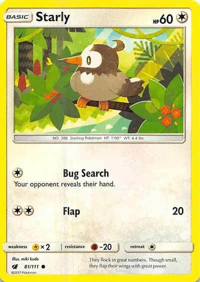 Starly - Crimson Invasion - 81/111 - card