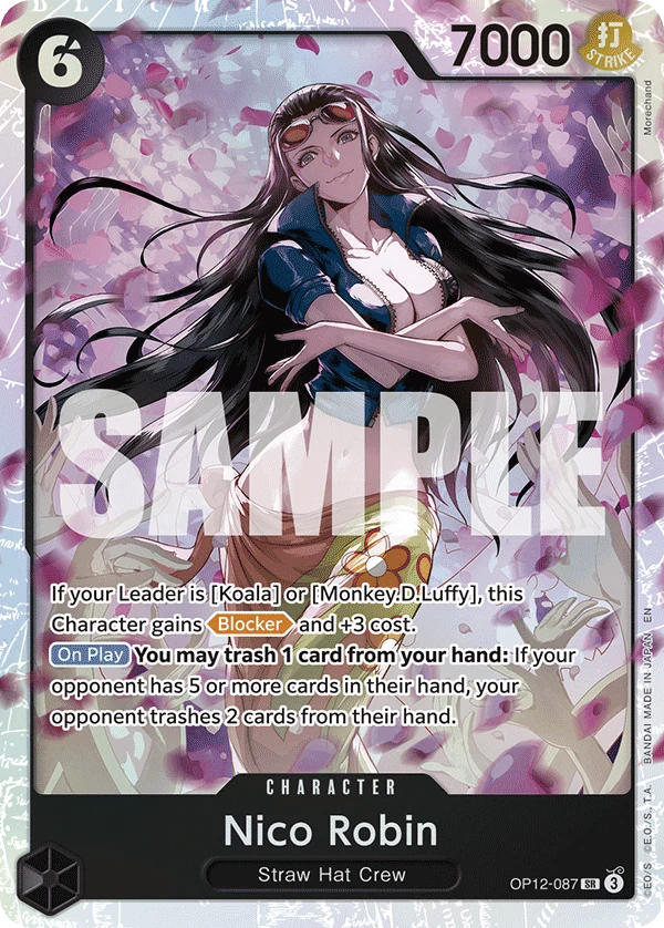 Nico Robin - Legacy of the Master - OP12-087 - Foil - card