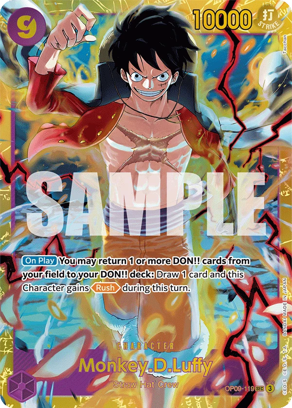 Monkey.D.Luffy (119) - Emperors in the New World - OP09-119 - Foil - card