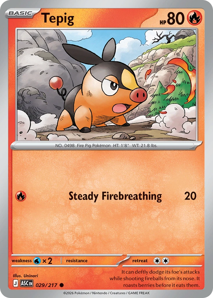 Tepig - Ascended Heroes - 029/217 - card