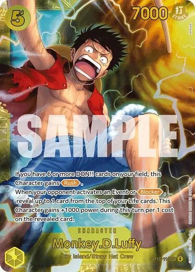 Monkey.D.Luffy (OP15-119) - Adventure on Kami's Island - Foil - card