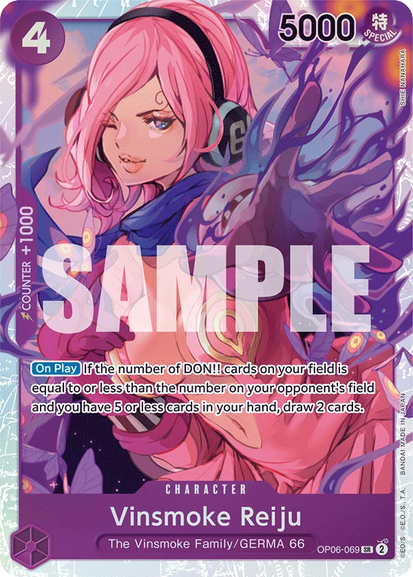 Vinsmoke Reiju (069) - Wings of the Captain - OP06-069 - Foil - card