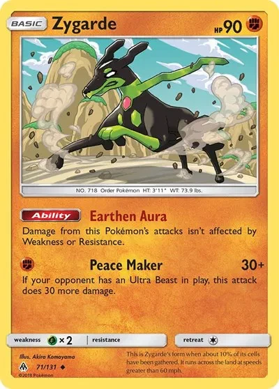 Zygarde (71) - Forbidden Light - card