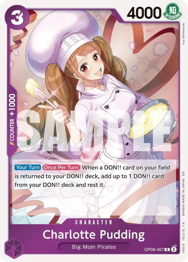 Charlotte Pudding - OP08-067 (Reprint) - Premium Booster -The Best- Vol. 2 - Foil - card