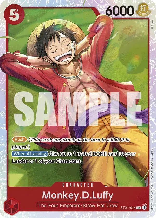 Monkey.D.Luffy (014) - Starter Deck EX: Gear 5 - ST21-014 - Foil - card
