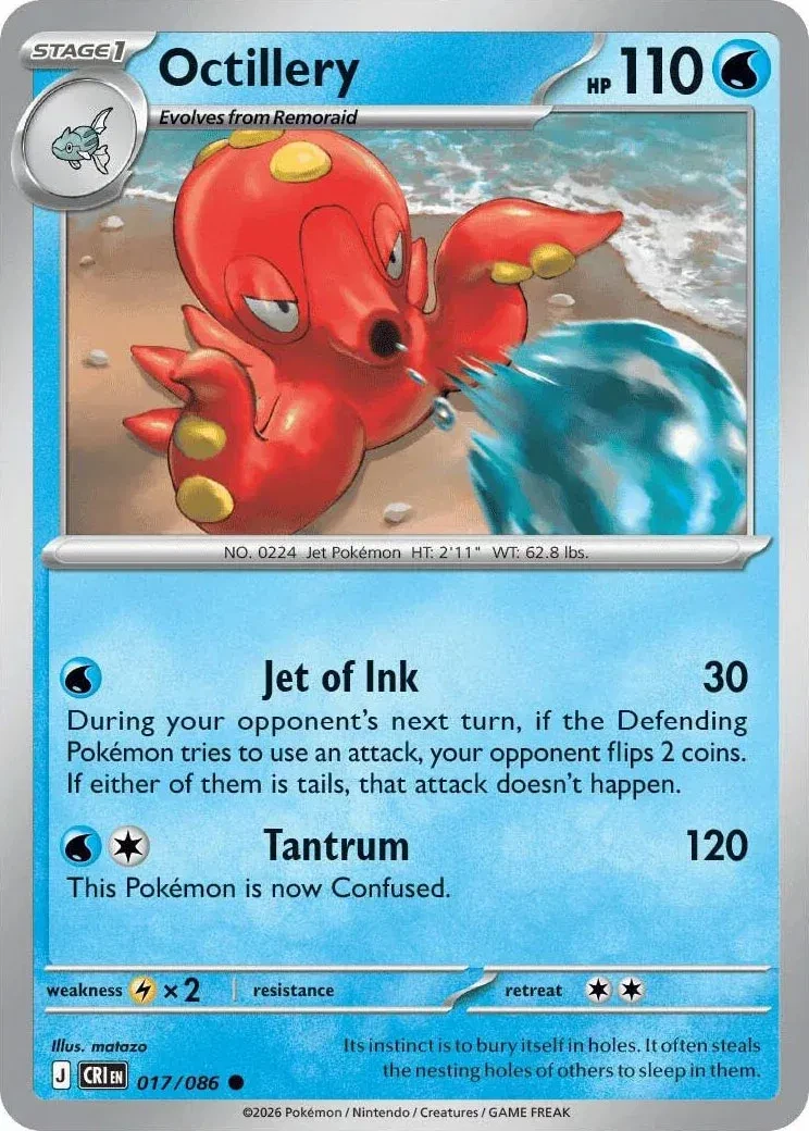 Octillery - Chaos Rising - 017/086 - card