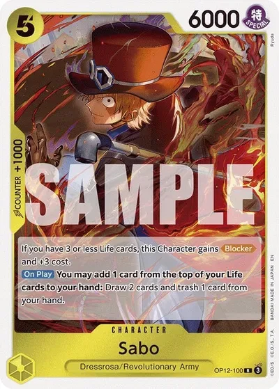 Sabo - Legacy of the Master - OP12-100 - Foil - card