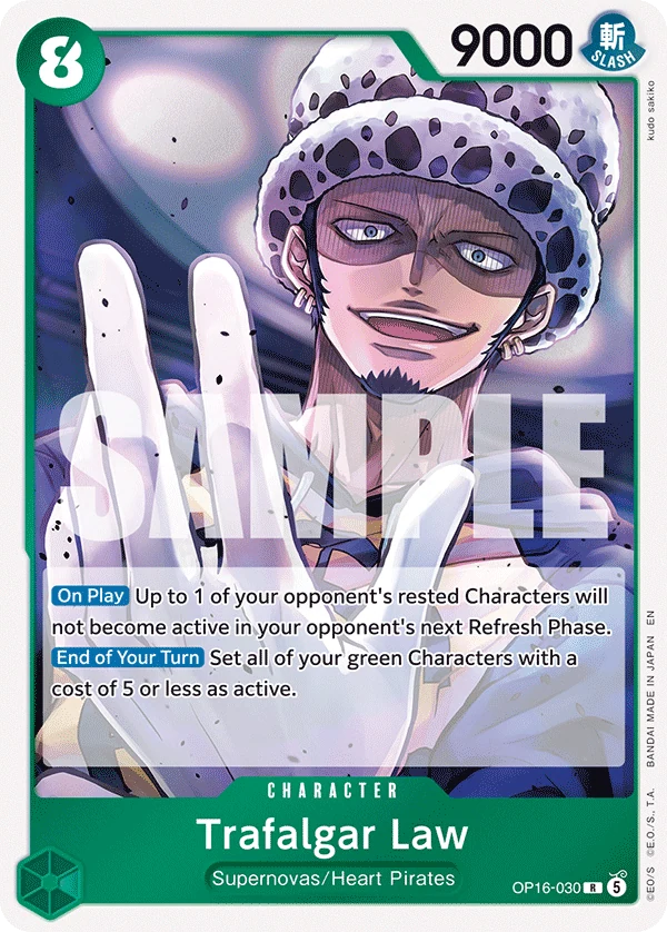 Trafalgar Law (030) - The Time of Battle - OP16-030 - card