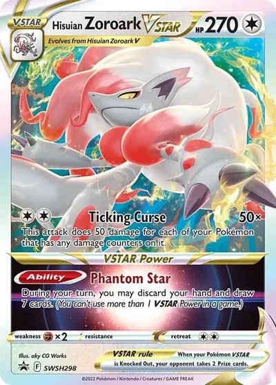 Hisuian Zoroark VSTAR - Sword & Shield Promo - SWSH298 - Holofoil - card