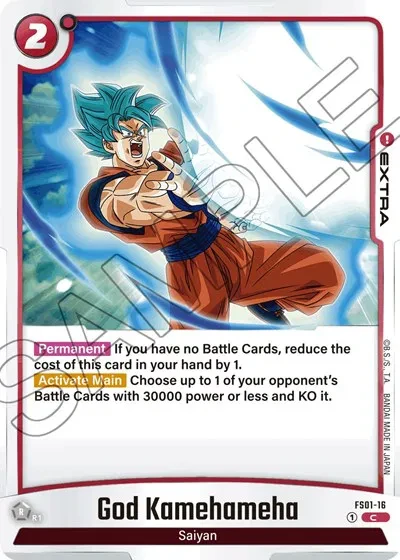 God Kamehameha - Starter Deck 1: Son Goku - FS01-16 - card