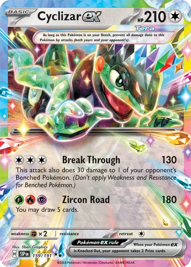 Cyclizar ex - Surging Sparks - 159/191 - Holofoil - card