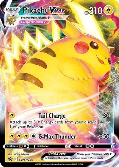 Pikachu VMAX - Sword & Shield Promo - SWSH286 - Holofoil - card
