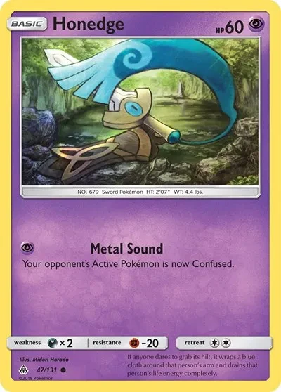 Honedge (47) - Forbidden Light - Reverse Holofoil - card