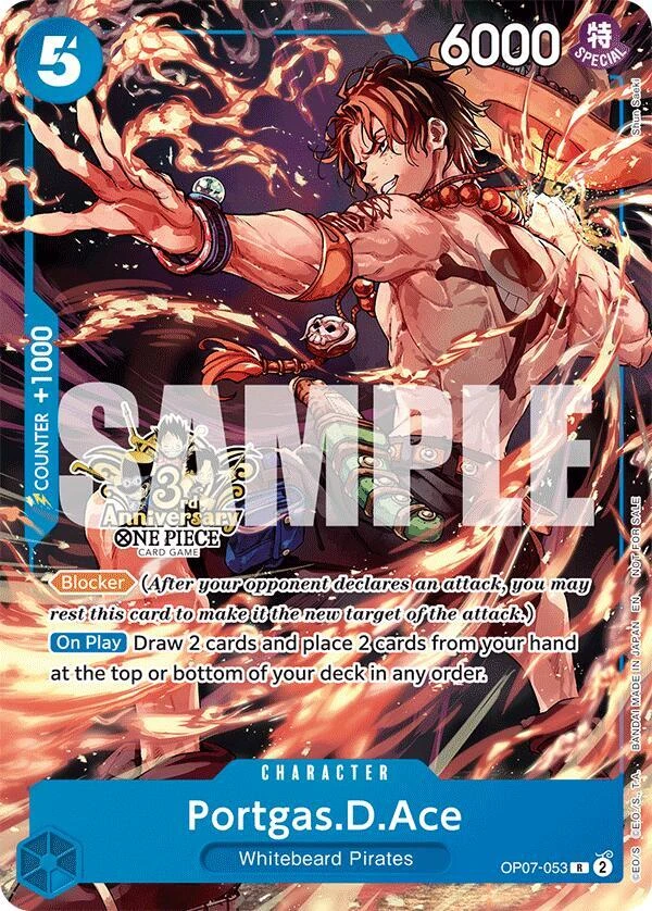 Portgas.D.Ace - OP07-053 (3rd Anniversary Tournament 3 Brothers Pack) - Carrying On His Will: 3rd Anniversary Tournament Cards - card