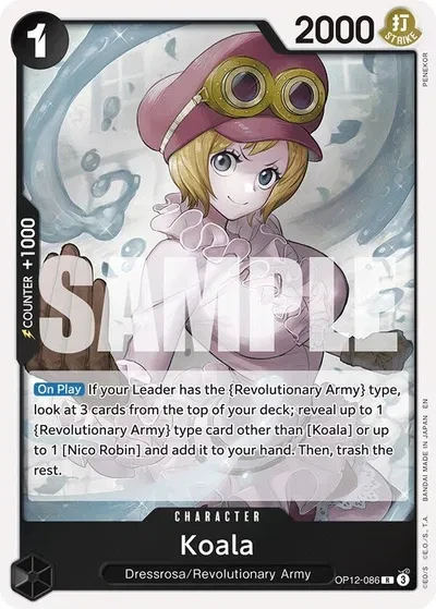 Koala (086) - Legacy of the Master - OP12-086 - Foil - card