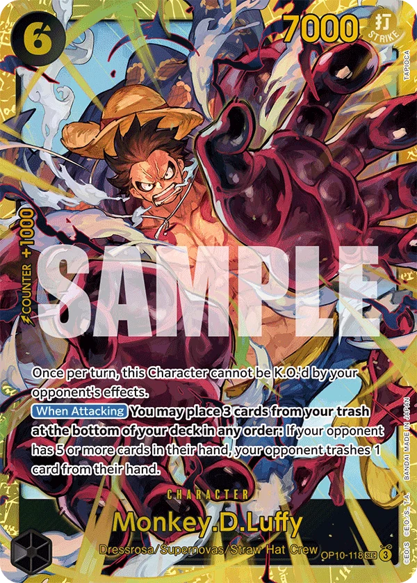 Monkey.D.Luffy (118) - Royal Blood - OP10-118 - Foil - card