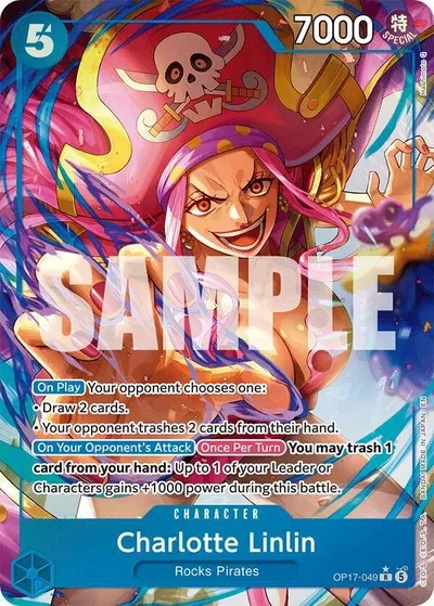 Charlotte Linlin (Alternate Art) - The World's Strongest Warriors - OP17-049 - Foil - card