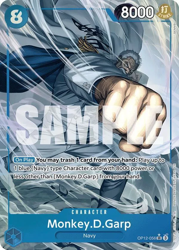 Monkey.D.Garp (Alternate Art) - Legacy of the Master - OP12-056 - Foil - card