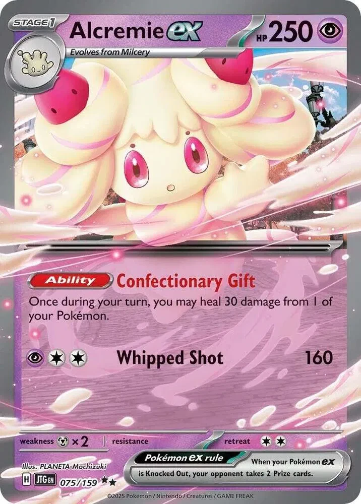 Alcremie ex - Journey Together - 075/159 - Holofoil - card