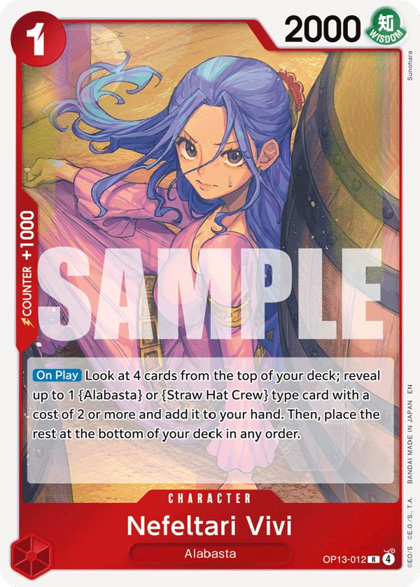 Nefeltari Vivi - Carrying On His Will - OP13-012 - Foil - card