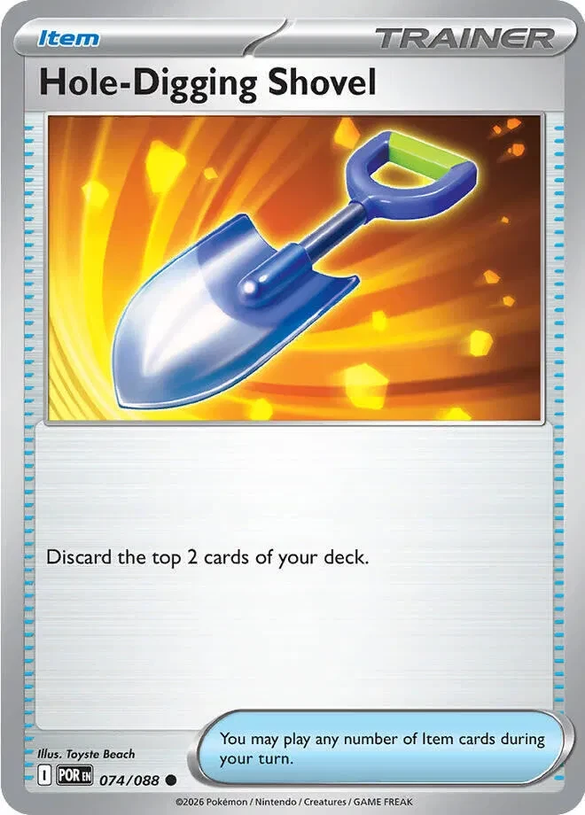 Hole-Digging Shovel - Perfect Order - 074/088 - card