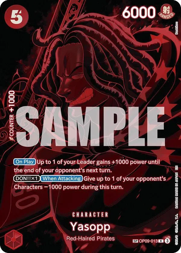 Yasopp (SP) - Legacy of the Master - OP09-013 - Foil - card