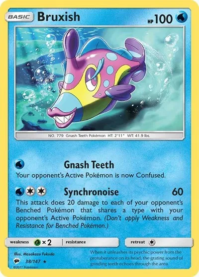 Bruxish - Burning Shadows - 38/147 - card