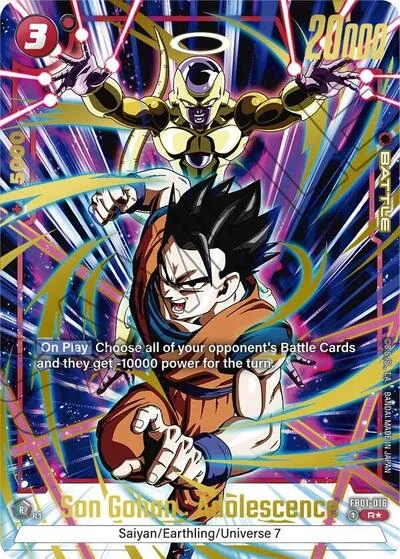 Son Gohan : Adolescence (Alternate Art) - Awakened Pulse Alternate Art Reprints - FB01-016 - Holofoil - card