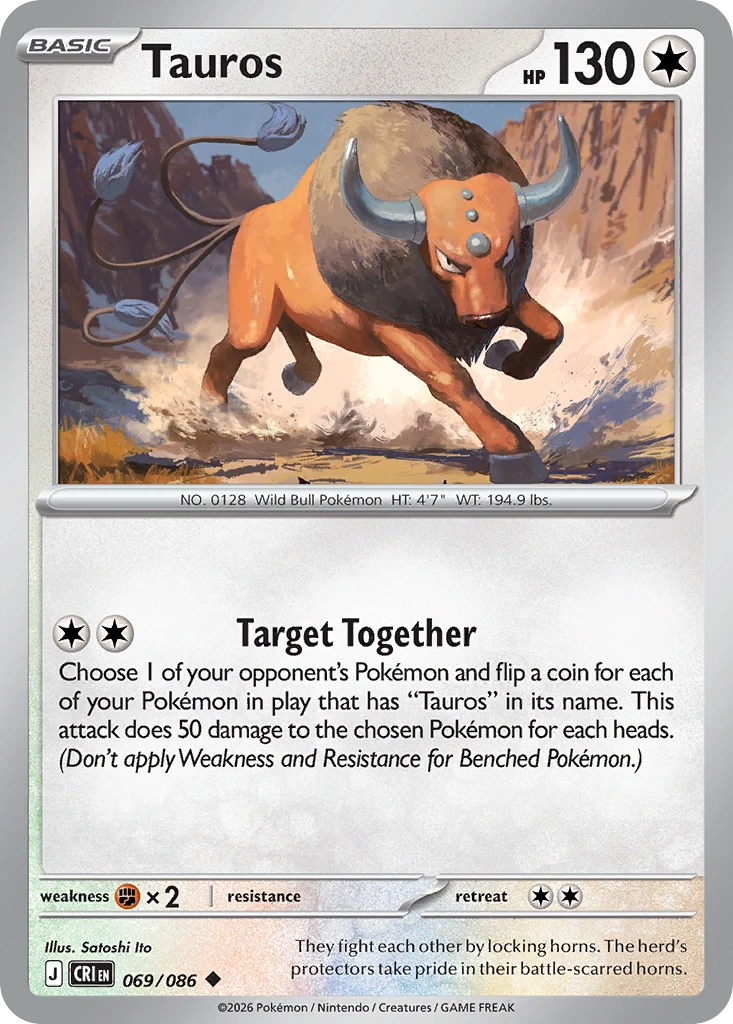 Tauros - Chaos Rising - 069/086 - card