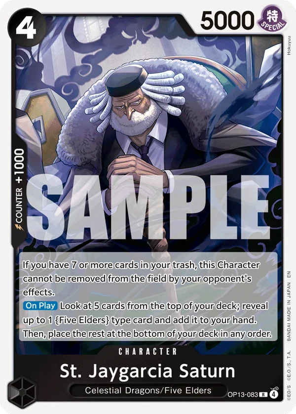 St. Jaygarcia Saturn - Carrying On His Will - OP13-083 - Foil - card