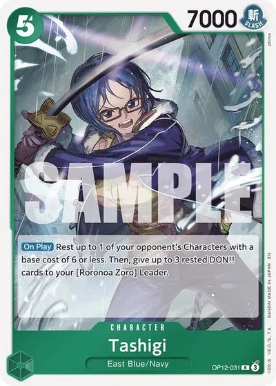 Tashigi - Legacy of the Master - OP12-031 - Foil - card