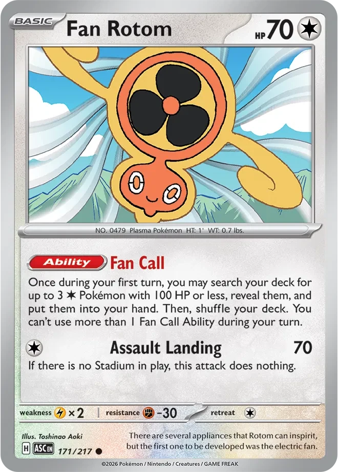 Fan Rotom - Ascended Heroes - 171/217 - card