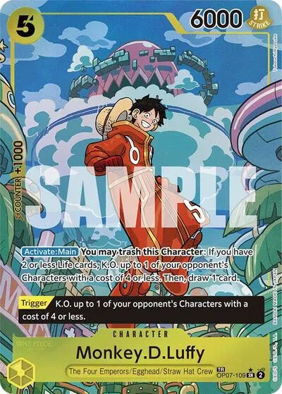 Monkey.D.Luffy (TR) - Two Legends - OP07-109 - Foil - card