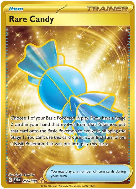 Rare Candy - Scarlet & Violet Base Set - 256/198 - Holofoil - card