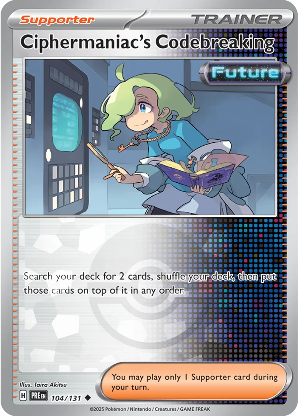 Ciphermaniac's Codebreaking (Poke Ball Pattern) - Prismatic Evolutions - 104/131 - Holofoil - card