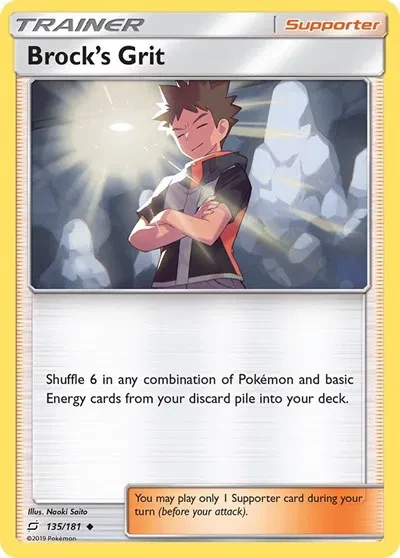 Brock's Grit - Team Up - 135 - card