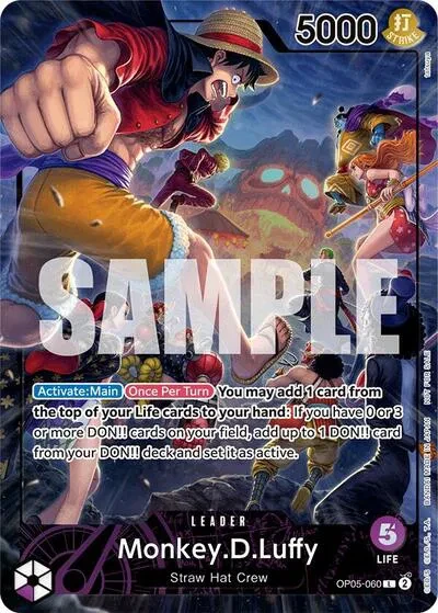 Monkey.D.Luffy (PSA Magazine) - One Piece Promos - OP05-060 - Foil - card