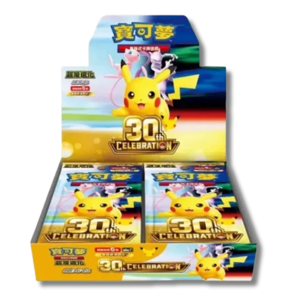 MEGA Expansion 30th Celebration Booster Box (Traditional Chinese) - M6a: 30th Celebration - sealed product