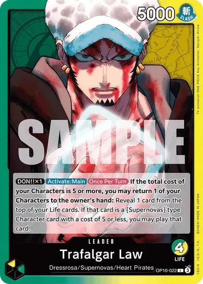 Trafalgar Law (022) - Royal Blood - OP10-022 - card