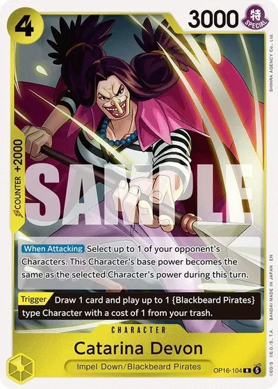 Catarina Devon - The Time of Battle - OP16-104 - Foil - card